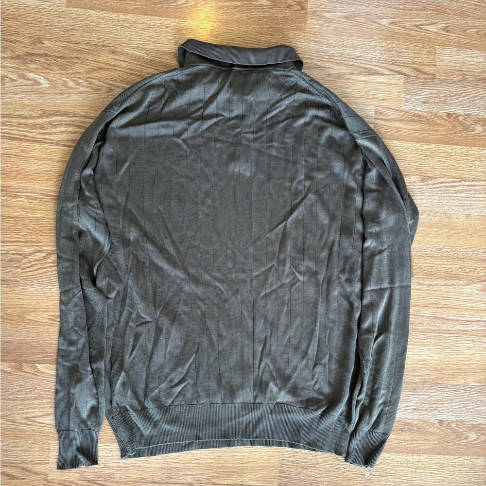 100% Silk Kevoman vintage polo - Picture 4 of 5
